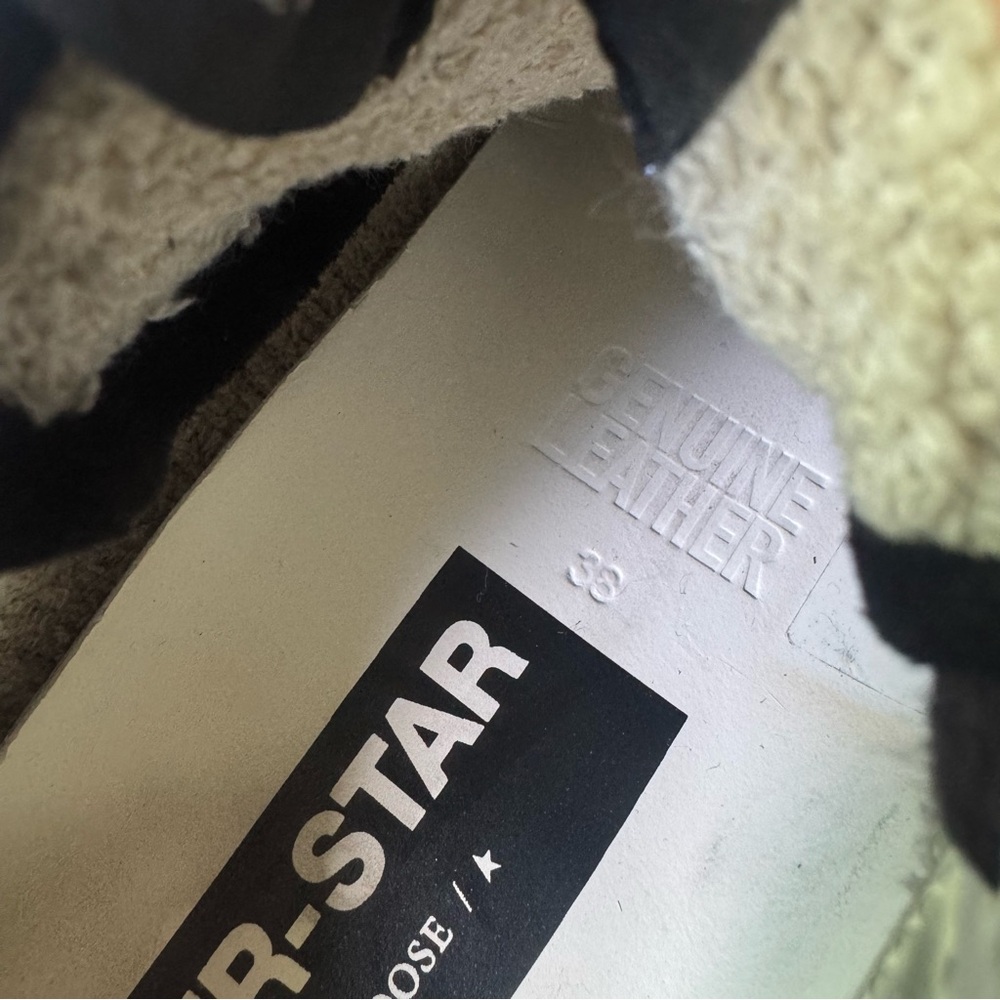 Golden Goose Black Leather & Suede Sneakers - Picture 7 of 8